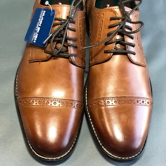 Nunn Bush Men's Shoes Cap Toe Oxford Comfort Gel - Picture 4 of 16